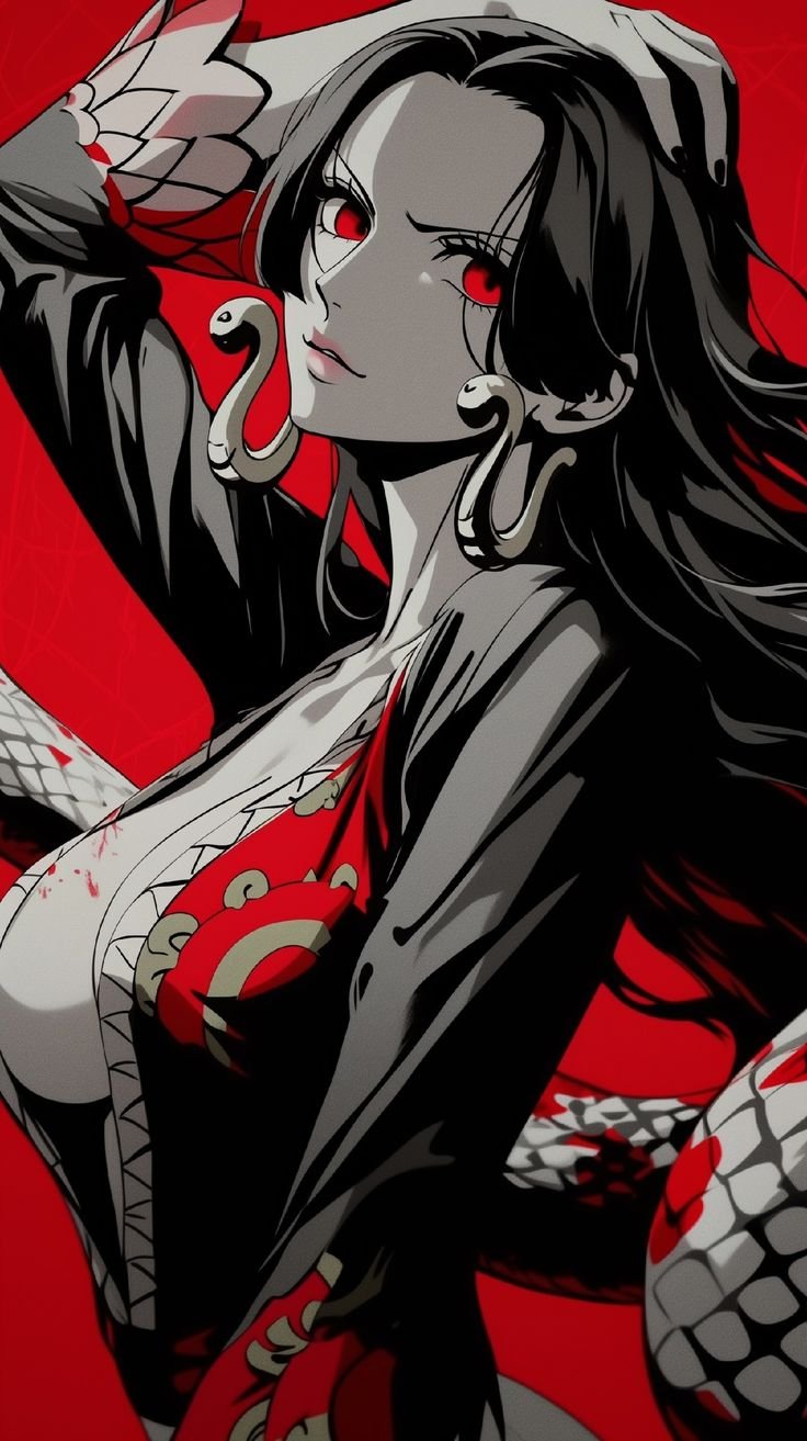 Boa Hancock Red Portrait