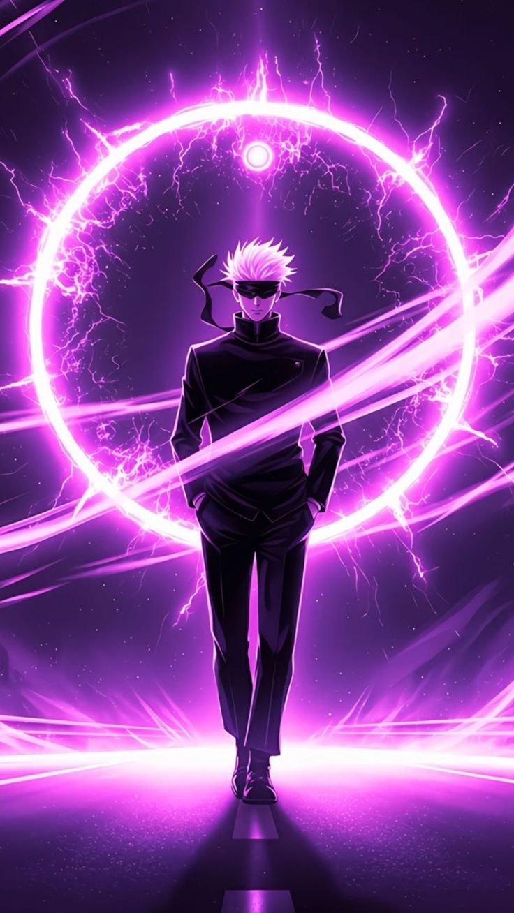 Gojo Purple Energy Aura