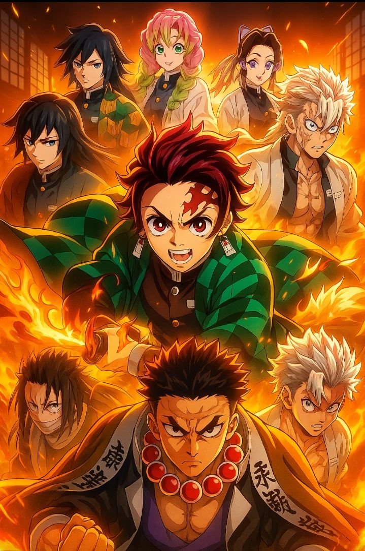 Demon Slayer Hashira Flames