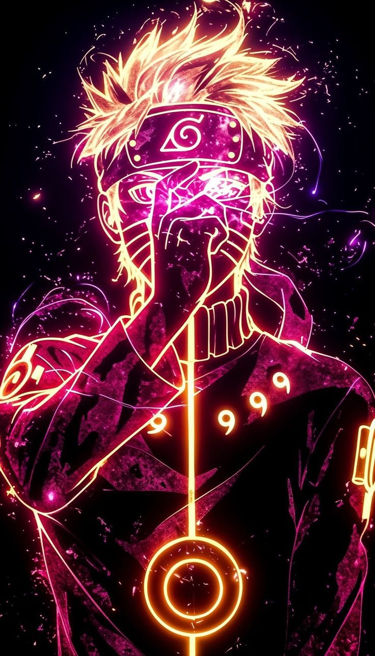 Neon Naruto Sage Mode