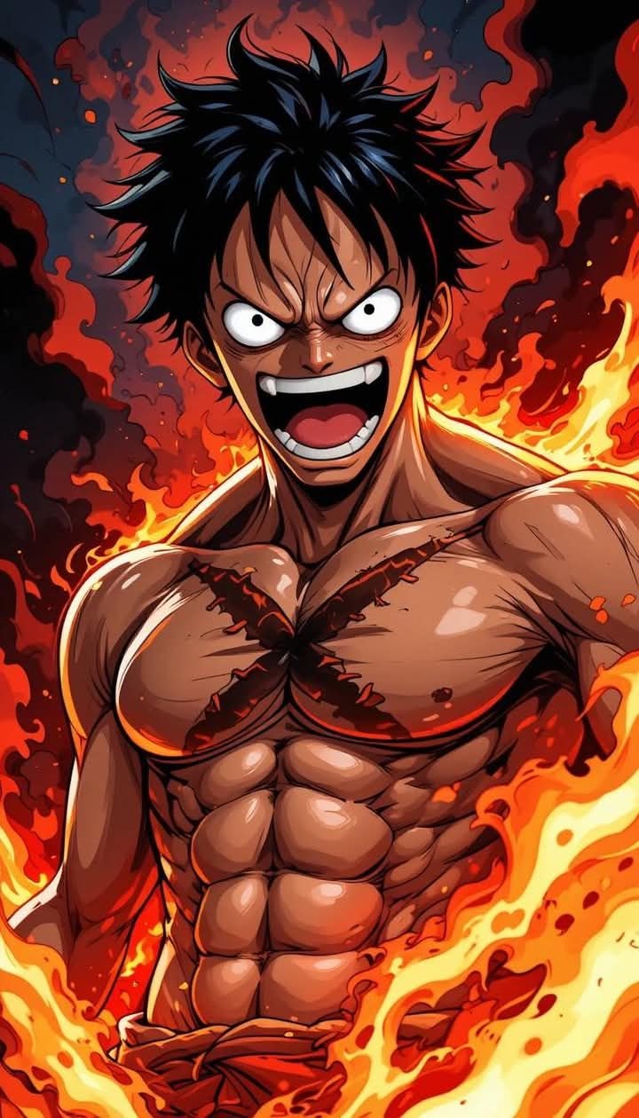 Fiery Luffy