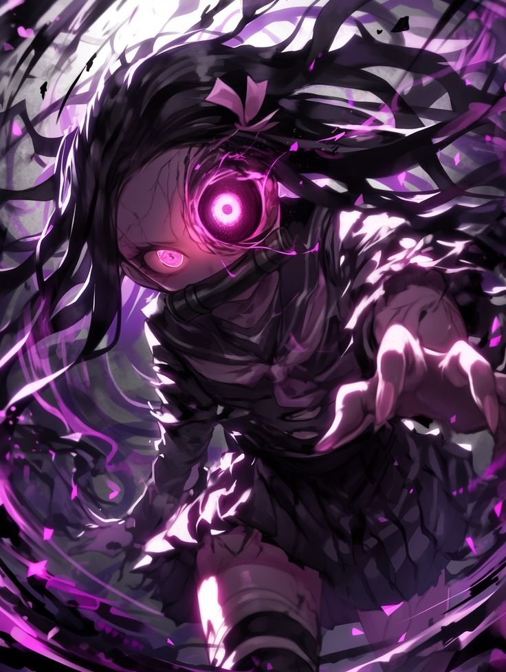 Glowing Demon Nezuko