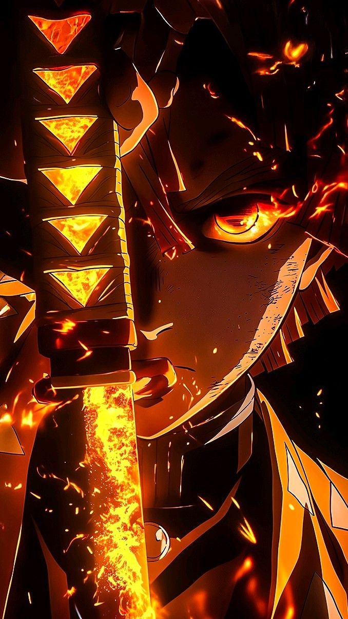 Tanjiro Fiery Katana