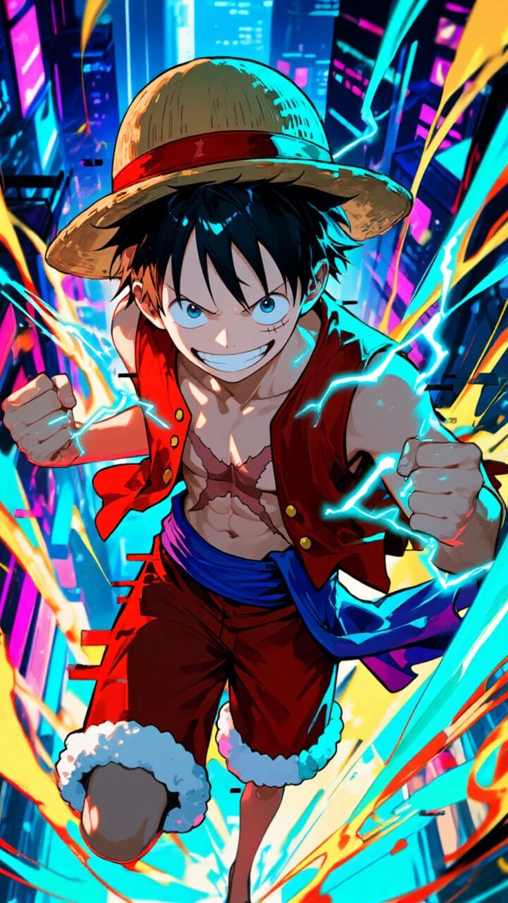 Luffy Neon Charge