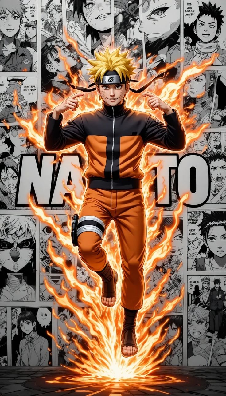 Naruto Manga Collage