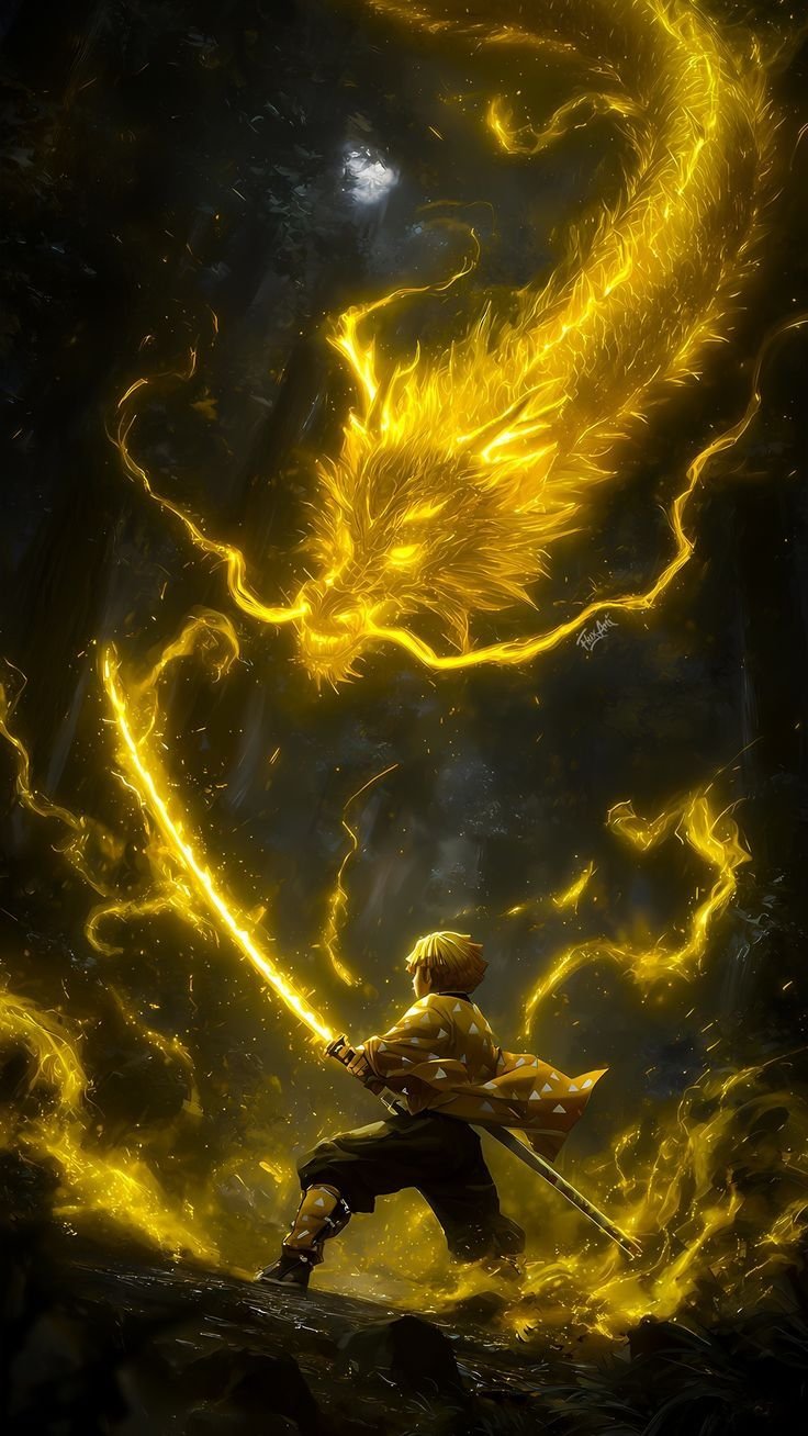 Zenitsu Lightning Dragon