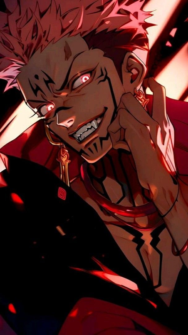 Sukuna Red Grin
