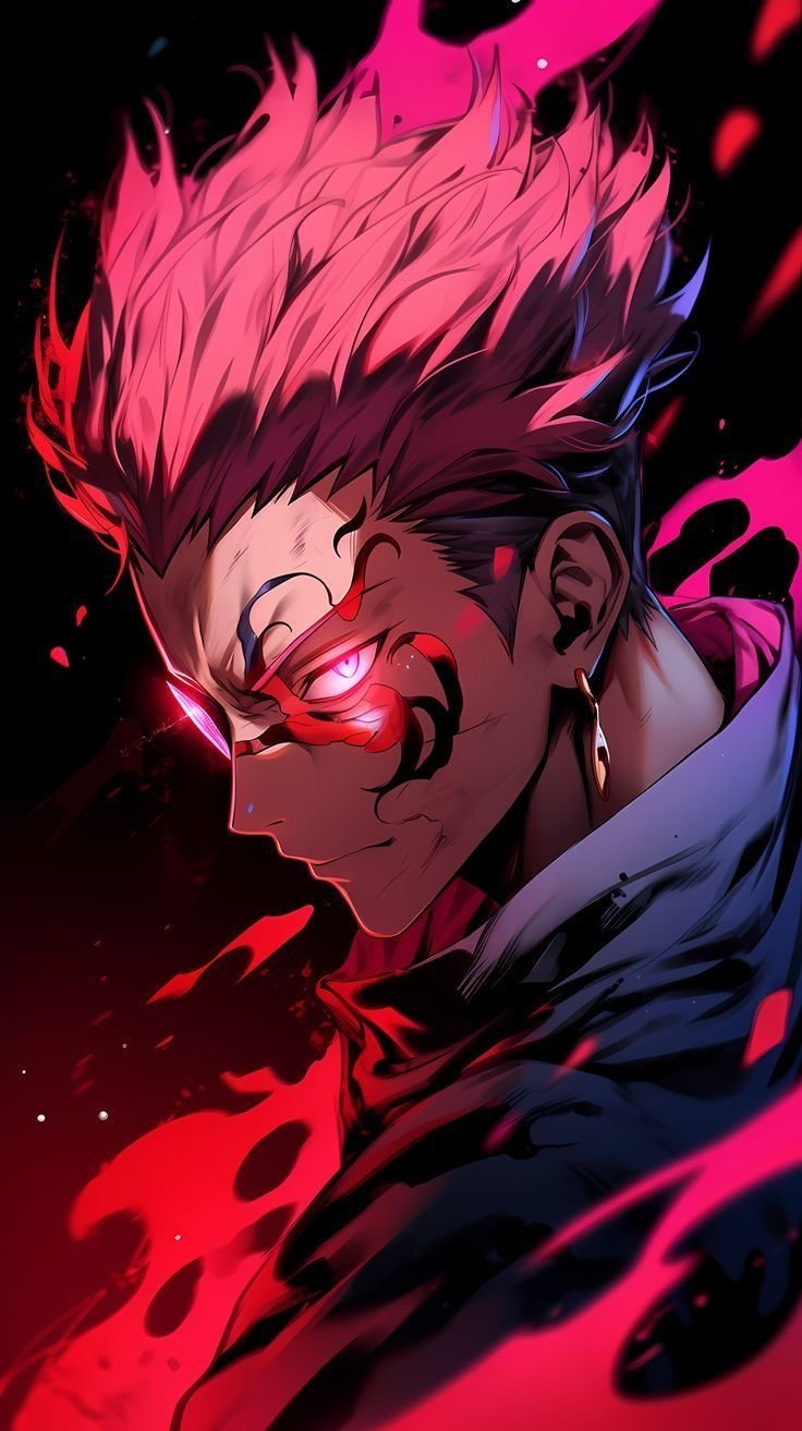 Sukuna Neon Glow
