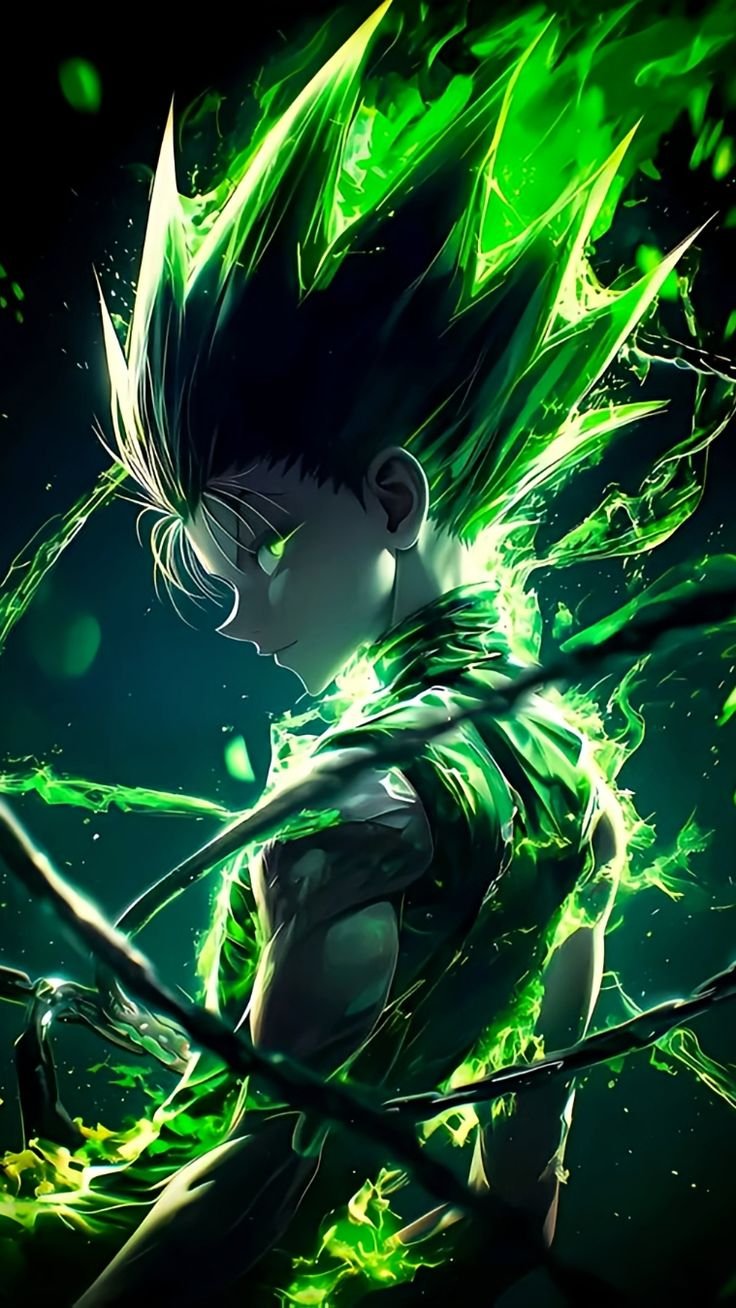 Gon Green Aura