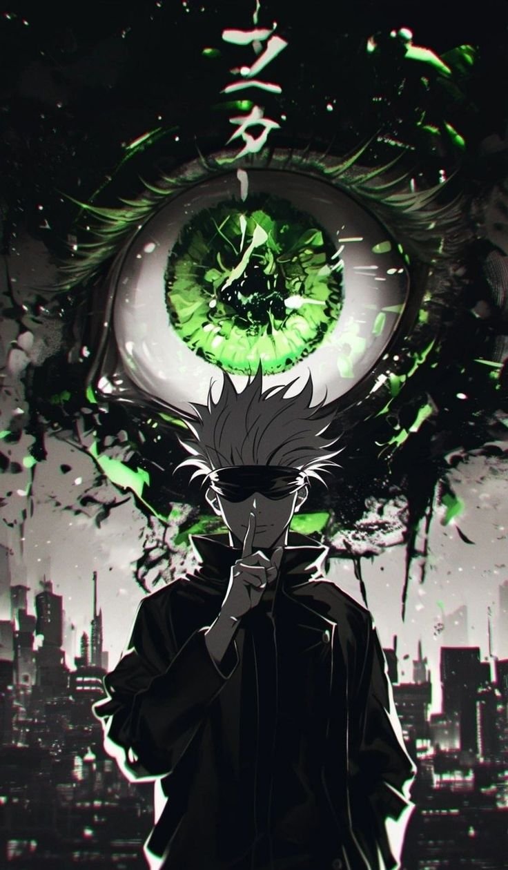 Gojo Green Eye
