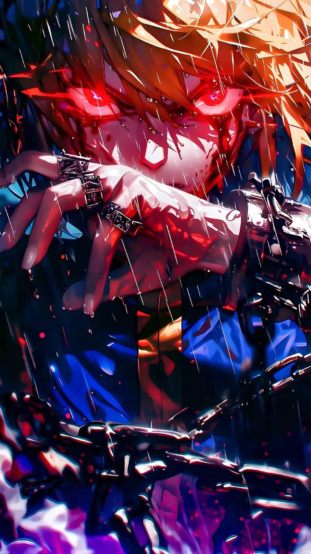 Kurapika Chains Red Eyes
