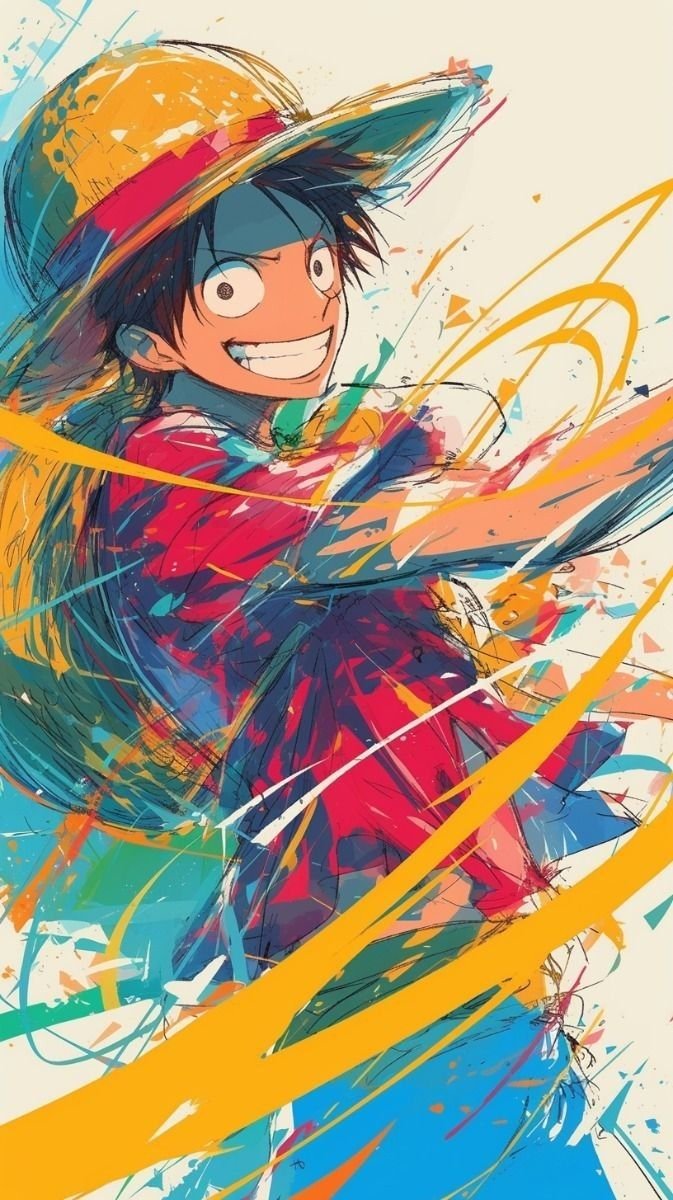 Luffy Paint Splash