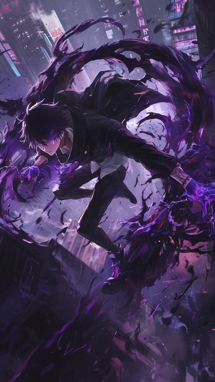 Purple Energy Warrior