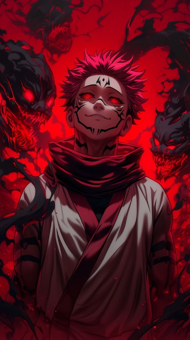 Sukuna Dark Red
