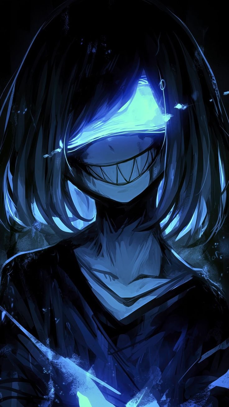 Sinister Blue Eye Girl