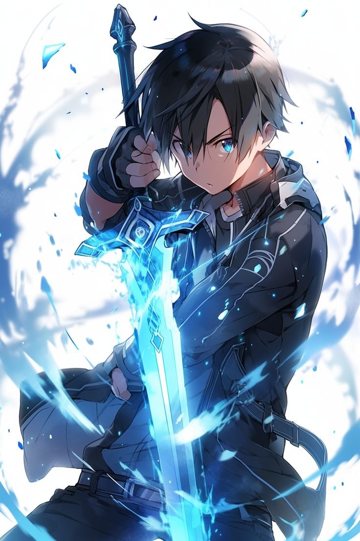 Blue Energy Swordsman