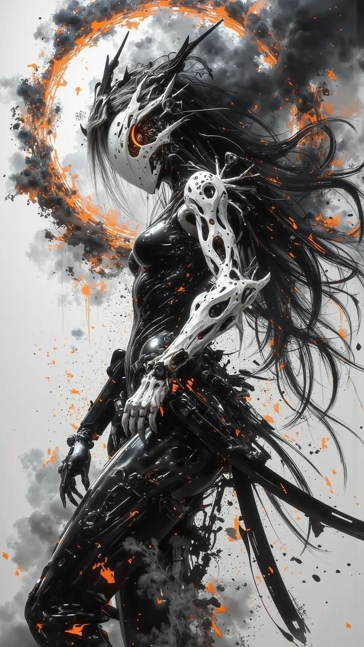 Flame Halo Samurai