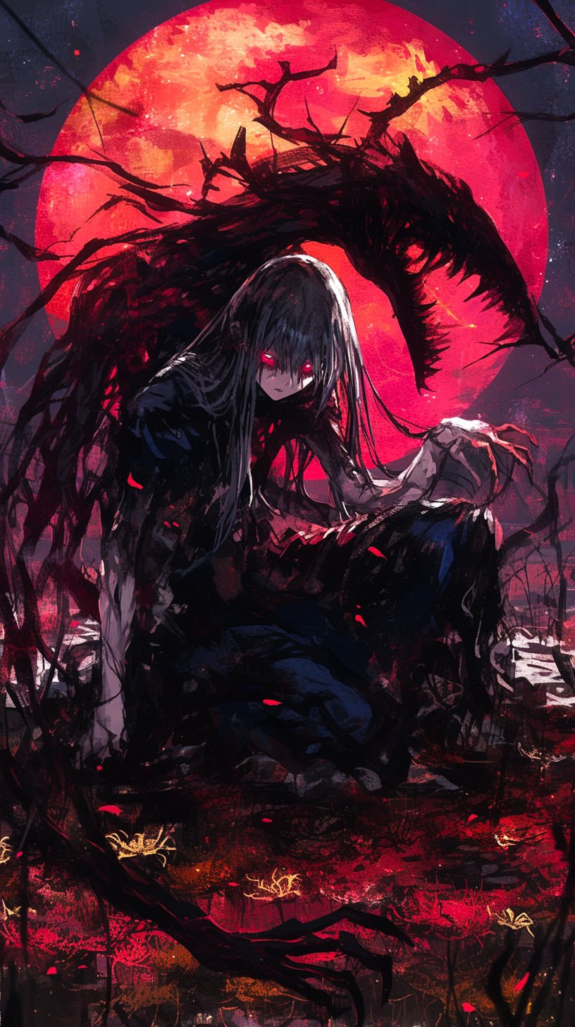 Dark Shadow Blood Moon