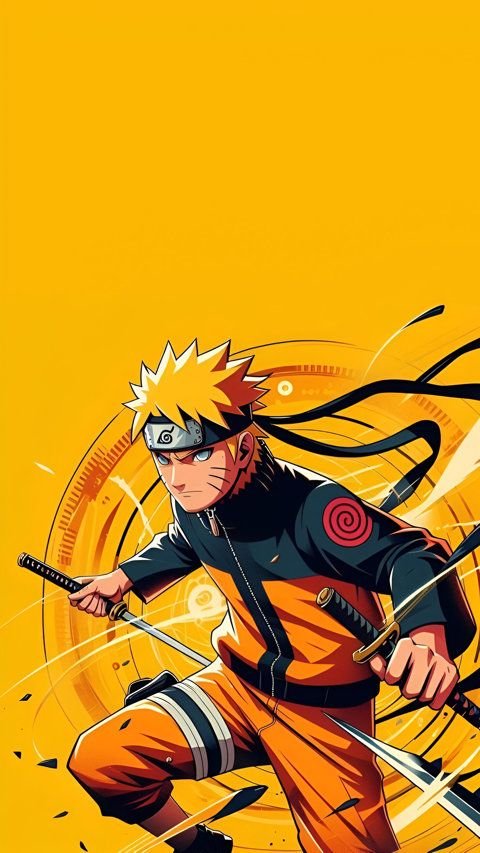 Naruto Dual Sword Action