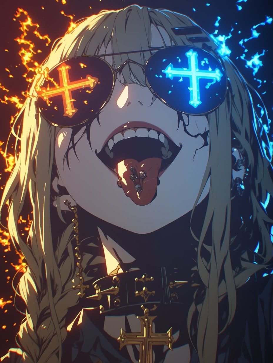 Cross Glasses Girl