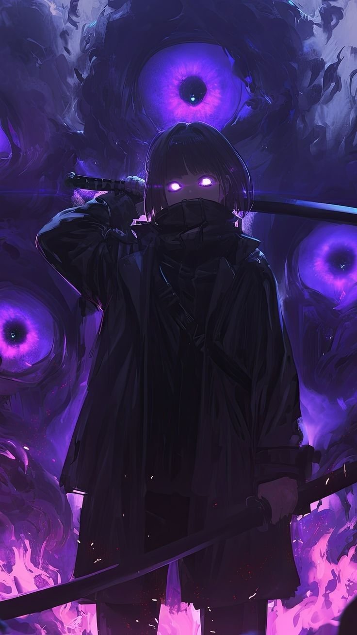 Purple Eye Shadow Samurai