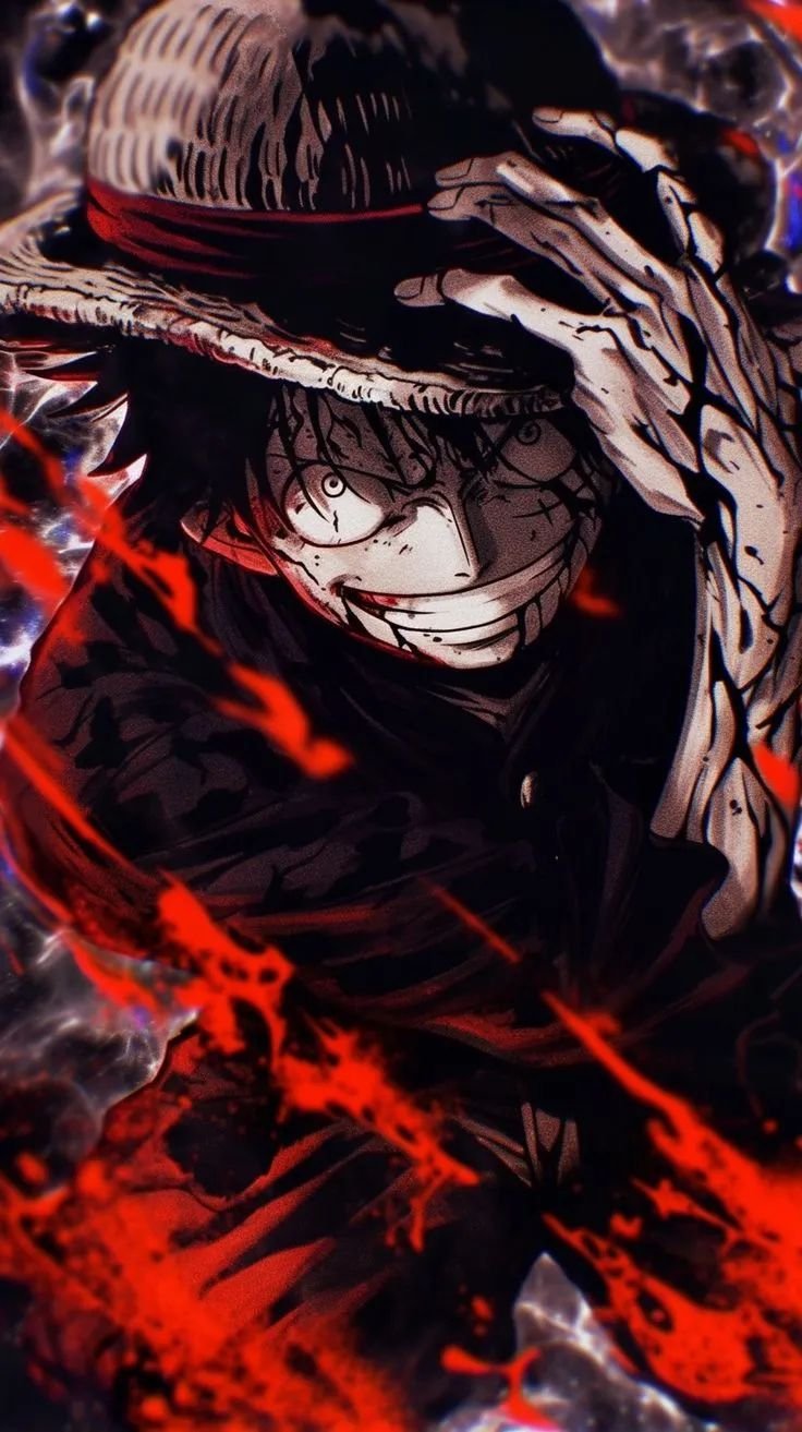 Intense Luffy Red Aura