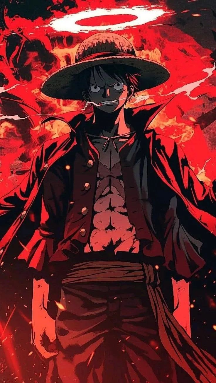 Luffy Fiery Aura